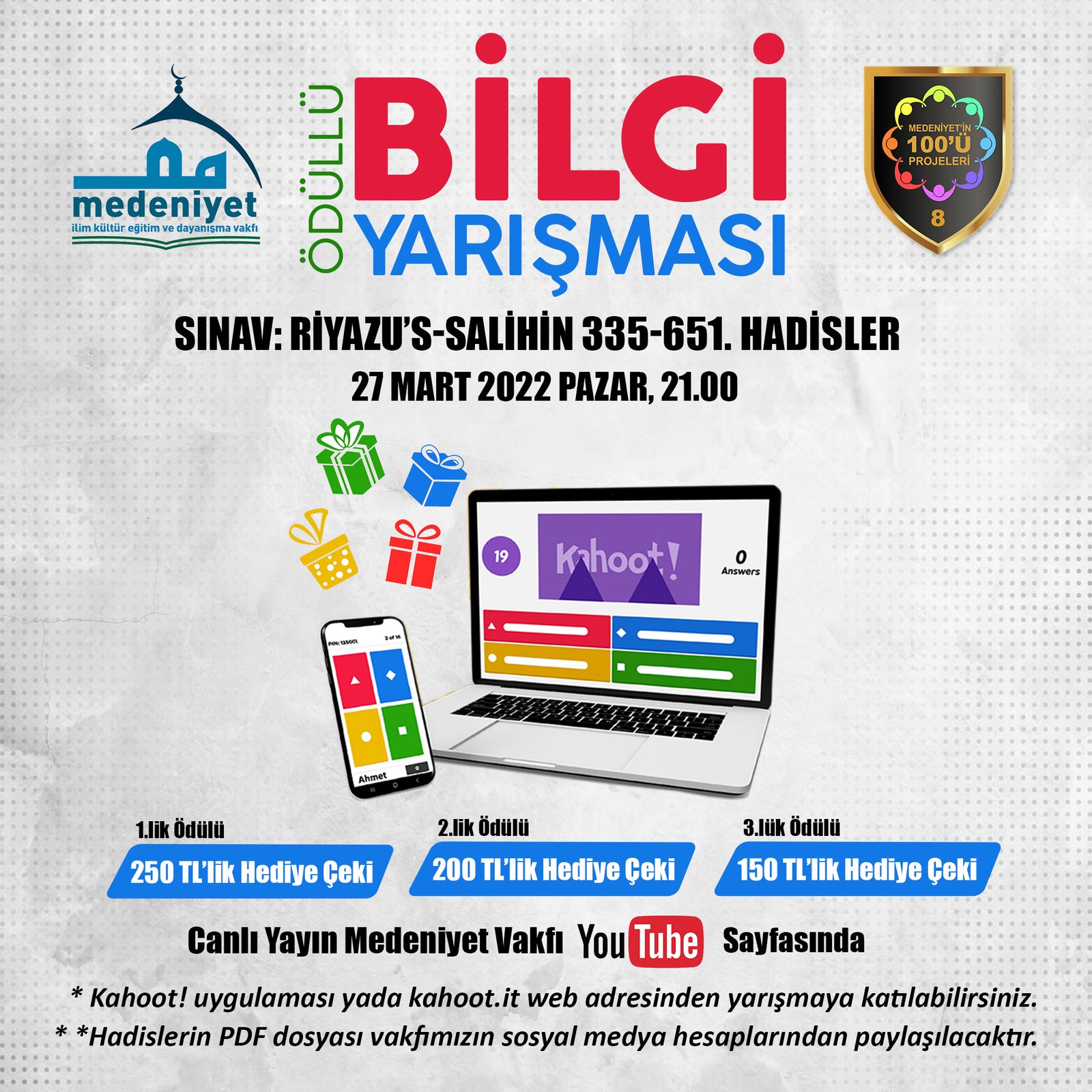 ÖDÜLLÜ BİLGİ YARIŞMASI 2. HAFTA